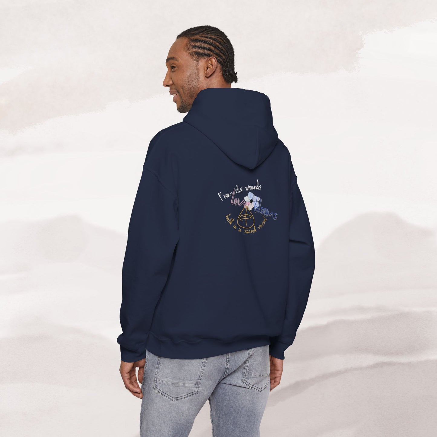 「Love's Resilient Vessel」Hoodie