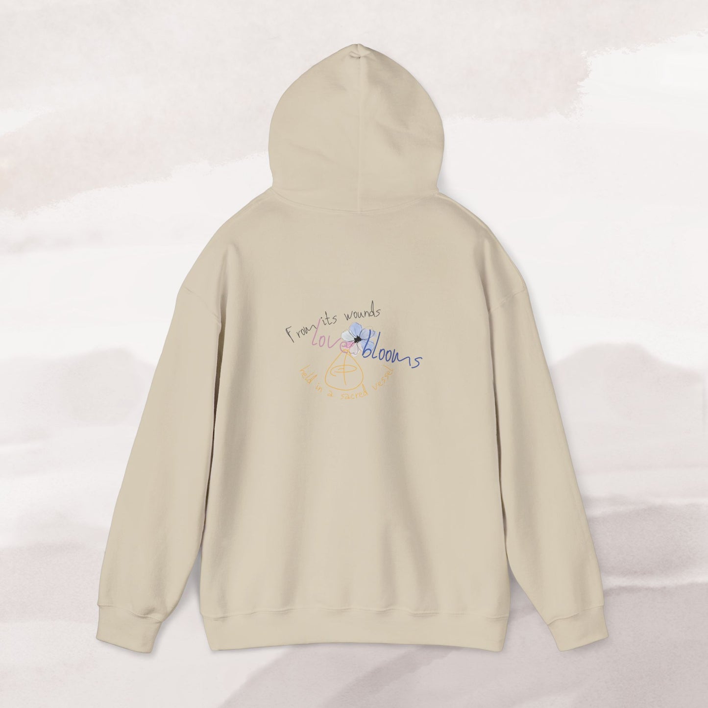 「Love's Resilient Vessel」Hoodie