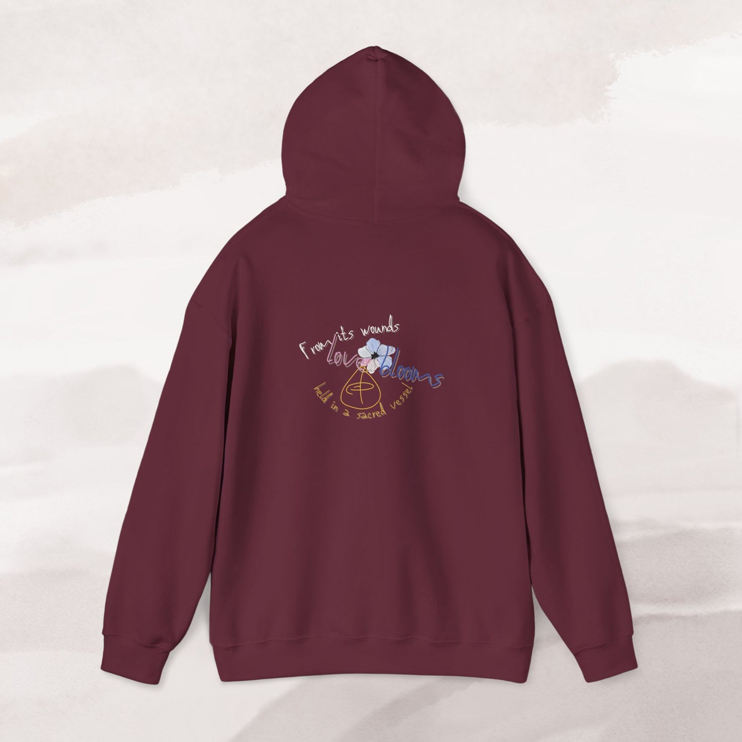 「Love's Resilient Vessel」Hoodie