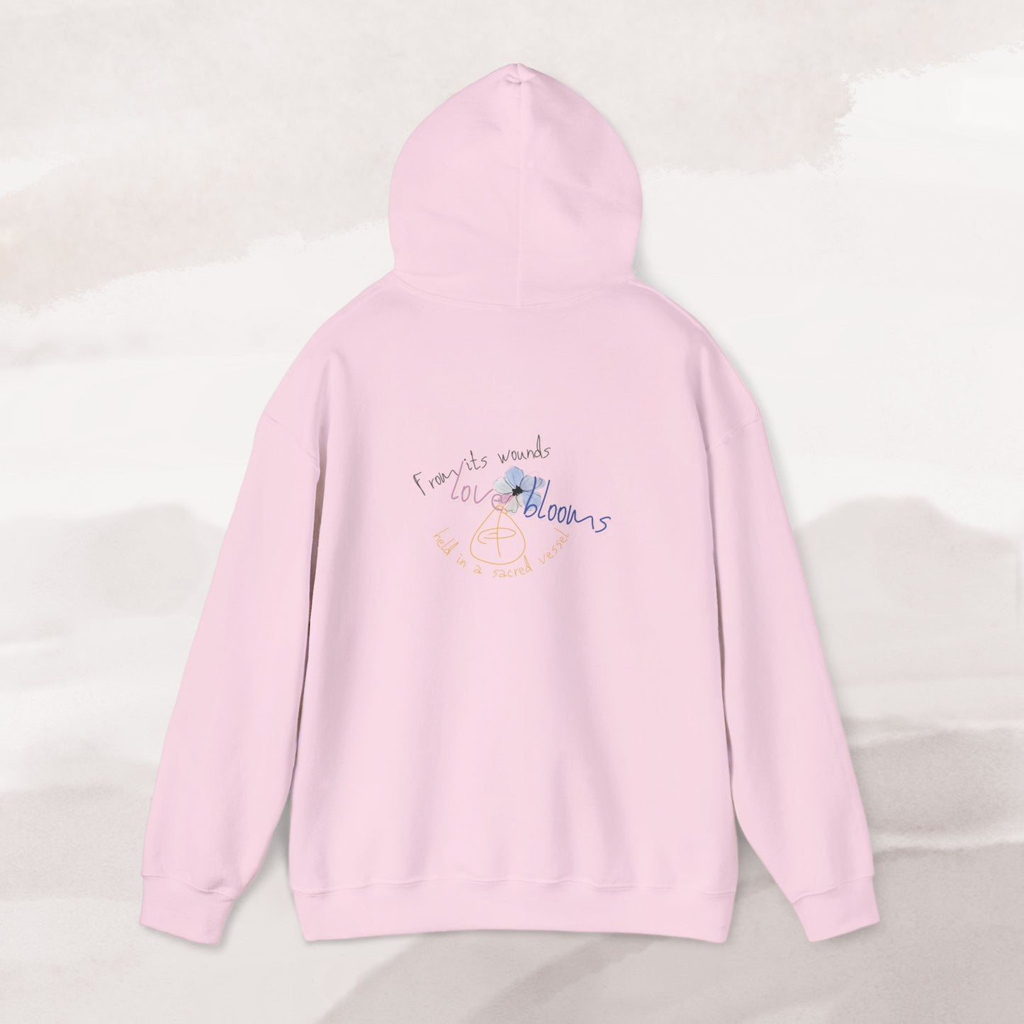 「Love's Resilient Vessel」Hoodie