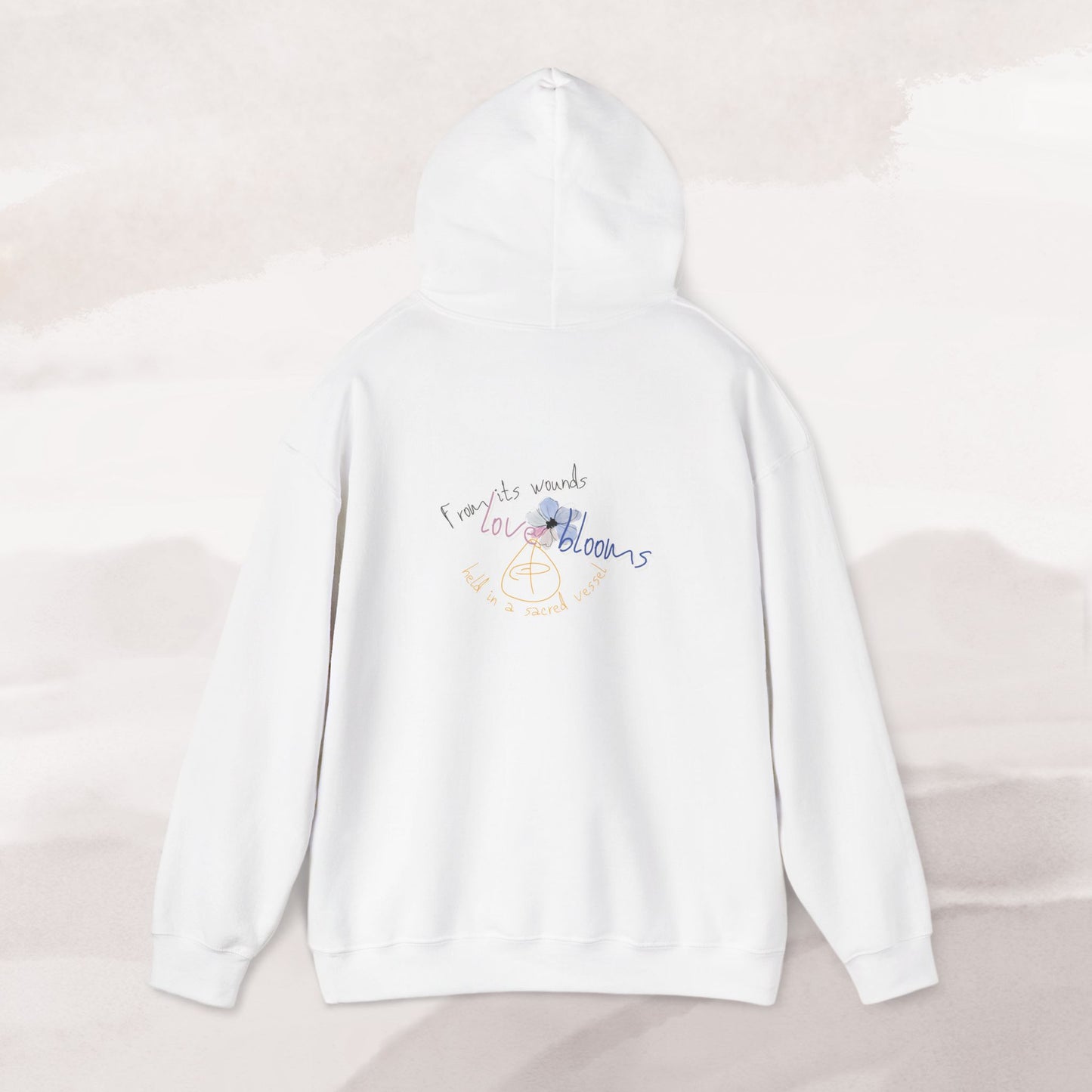 「Love's Resilient Vessel」Hoodie