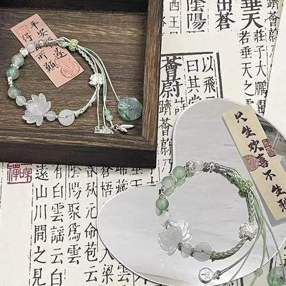 "Lotus Pond" Woven Bracelet | East Meets East